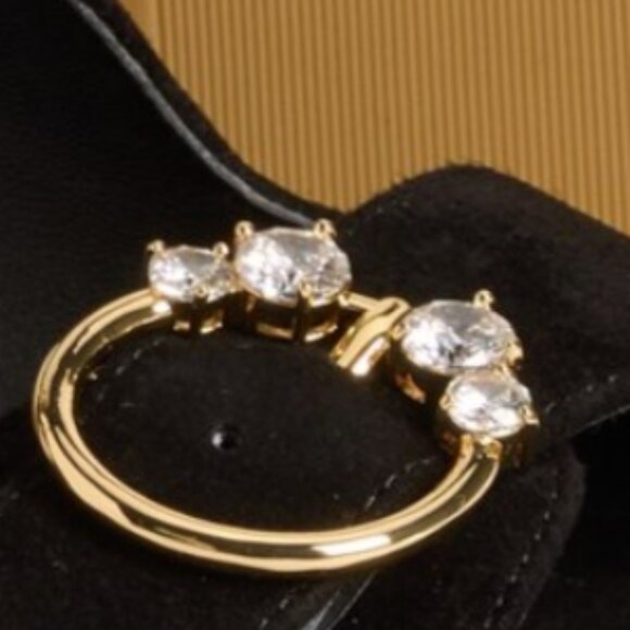 Stuart Weitzman Crystal Espadrille Flat Sandals - Suede (For Women) - Picture 2 of 5